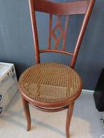 Vintage rotan  bistro stoel, Huis en Inrichting, Stoelen, Ophalen, Gebruikt, Bruin, Eén