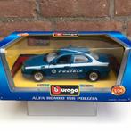 1:24 ALFA ROMEO 156 ‘POLIZIA’ ………… 12,50, Hobby en Vrije tijd, Modelauto's | 1:24, Ophalen of Verzenden, Bburago, Zo goed als nieuw