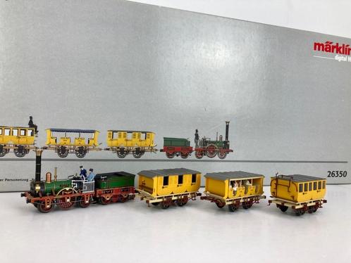 Märklin 26350 – Historische Passagierstreinset "Adler", Hobby en Vrije tijd, Modeltreinen | H0, Zo goed als nieuw, Treinset, Wisselstroom