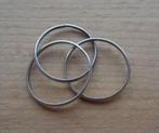 zilveren 3 in 1 ring [930], Sieraden, Tassen en Uiterlijk, Ringen, Verzenden, Zo goed als nieuw, 17 tot 18, Dame