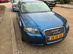 Leuke, nette en goede Audi A3 te koop!, Auto's, 125 pk, Blauw, Leder, Handgeschakeld
