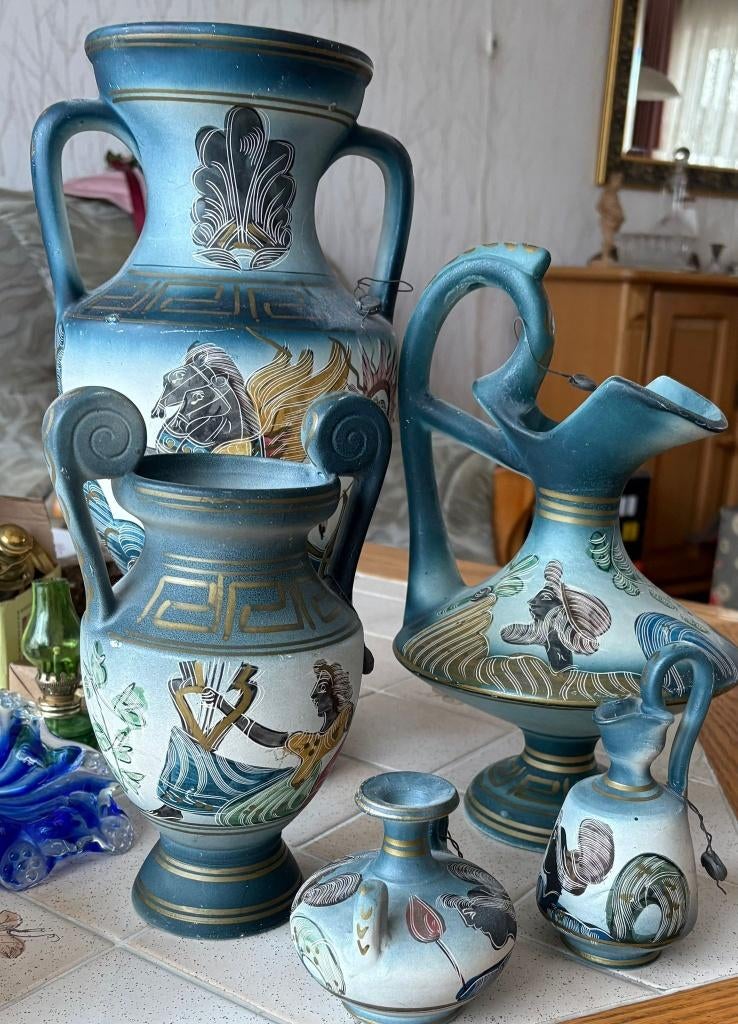 griekse vazen, Ophalen