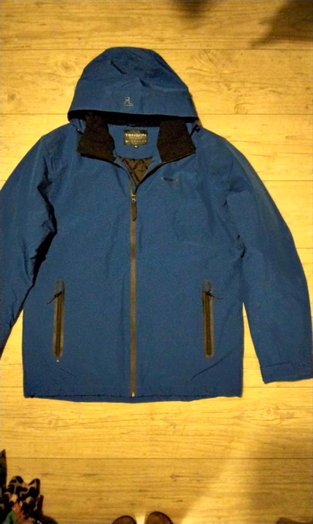 Tenson,  kobaltblauw winterjack   , maat XL., Kleding | Heren, Jassen | Zomer, Zo goed als nieuw, Maat 56/58 (XL), Zwart, Ophalen of Verzenden