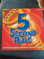 5 second rule, Vijf spelers of meer, Ophalen of Verzenden, Zo goed als nieuw, University Games