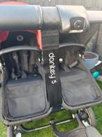 Bugaboo Donkey 5 duowagen met accessoires, Ophalen, Zo goed als nieuw, Kinderwagen of Buggy