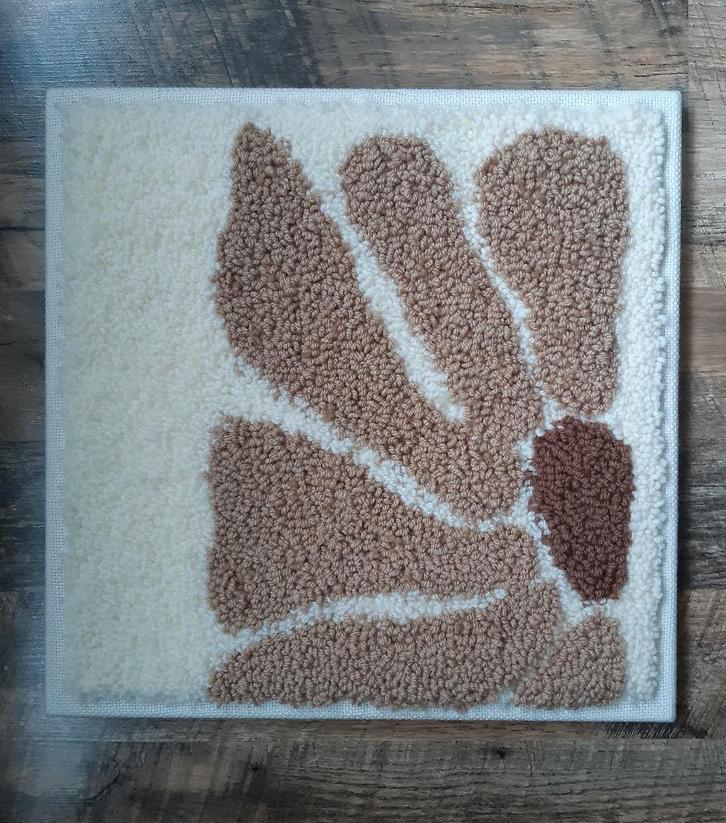 Uniek Handgemaakte abstract Wanddecoratie schilderij Bloem, Huis en Inrichting, Woonaccessoires | Wanddecoraties, Zo goed als nieuw