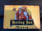 Hertog Jan Bier bord 30 bij 20. Metaal, Reclamebord, Ophalen of Verzenden, Zo goed als nieuw