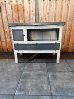 Konijnenhok (nieuwprijs 240 euro), Dieren en Toebehoren, 110 cm of meer, Ophalen of Verzenden, Zo goed als nieuw, 90 cm of meer