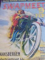 Vintage Harley Davidson swapmeet affiche, Motoren, Onderdelen | Oldtimers
