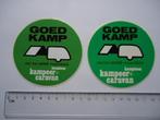 sticker ANWB Kamperen caravan kampioen retro auto camper, Verzamelen, Stickers, Verzenden