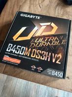 Gigabyte B450M DS3H v2 - Moederbord AM4, Computers en Software, Moederborden, Ophalen, Zo goed als nieuw, DDR4