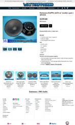 Eminence KAPPA 15LFA 15'' woofer ( set van 2) 380mm, Overige merken, Gebruikt, Ophalen of Verzenden, 120 watt of meer