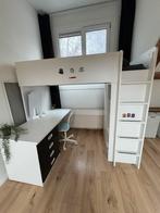 MOET WEG!! 75 euro Ikea hoogslaper bureau, stoel en kast, Ophalen, Zo goed als nieuw, Hoogslaper