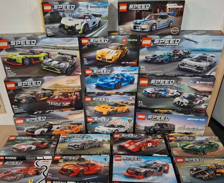 20 verschillende nieuwe speed sets, Kinderen en Baby's, Speelgoed | Duplo en Lego, Nieuw, Lego, Complete set, Ophalen of Verzenden