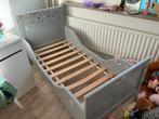 Bopita peuterbed / juniorbed grijs met veiligheidsplankje, Kinderen en Baby's, Kinderkamer | Bedden, Ophalen, Gebruikt, 70 tot 85 cm