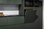 Design keuken easytouch mineraalgroen, Ophalen, Hoekkeuken, Graniet of Steen, Zo goed als nieuw