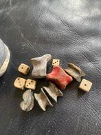 Zoldervondst dobbelstenen en bikkels, Ophalen of Verzenden, Zo goed als nieuw