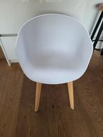 2x Witte Kuipstoel - evt. 4 stuks, Ophalen of Verzenden, Wit