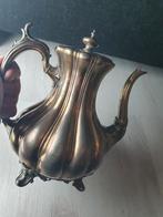 Shaw & Fisher Verzilverde Antieke Theepot 1835 - 1880, Antiek en Kunst, Ophalen of Verzenden, Zilver