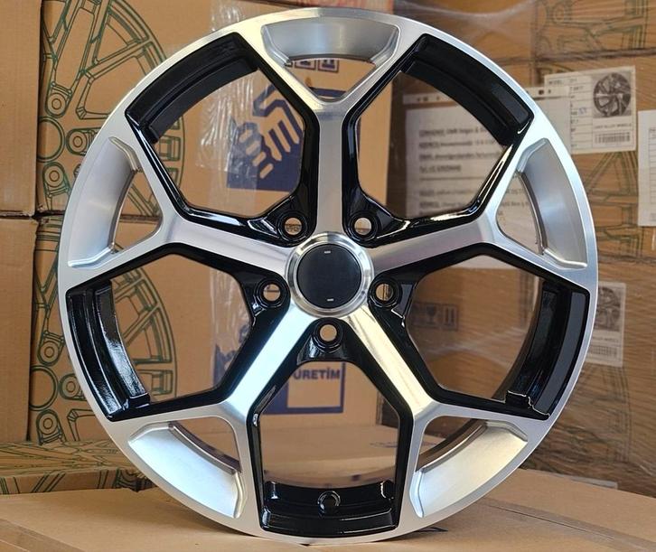 NIEUW 17" DSW1151 Velgen 5x108 Pastop Citroën Peugeot Volvo, Auto-onderdelen, Banden en Velgen, Velg(en), 17 inch, Personenwagen