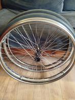 Rolstoelwielen Ambrosius/Edco, anti-lek, 55cm, Ophalen, Gebruikt
