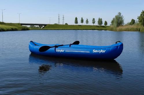 2 Sevylor adventure kajak/kano opblaasbaar 2 personen, Watersport en Boten, Kano's, Zo goed als nieuw, Kajak, Twee personen, Opblaasbaar
