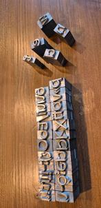 Vintage Letterpers Letters 37 stuks, Ophalen of Verzenden