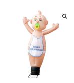 Baby geboorte opblaasfiguur huur, Ophalen