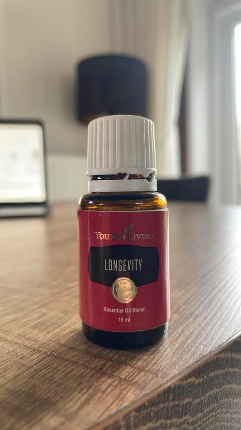 Young Living Longevity 15 ml, Sport en Fitness, Gezondheidsproducten en Wellness, Zo goed als nieuw, Aroma, Verzenden