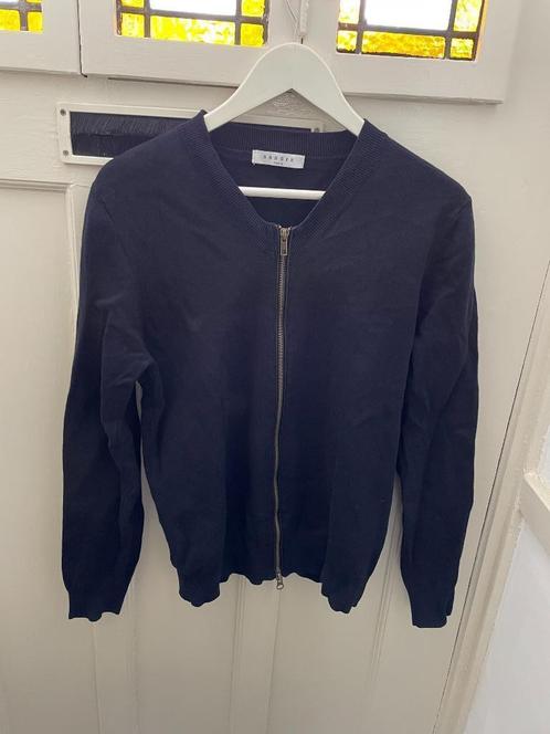 Sandro Paris vest trui shirt pullover cardigan, Kleding | Heren, Truien en Vesten, Zo goed als nieuw, Maat 52/54 (L), Blauw, Ophalen of Verzenden
