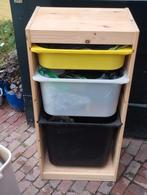 Ikea kastje met plastic bakken, Ophalen, Minder dan 50 cm, Gebruikt, Minder dan 100 cm