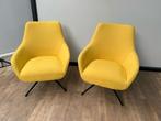 B&T lounge kuipstoel geel, Ophalen of Verzenden