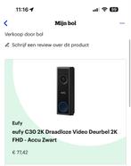 Eufy Beveiligingsset (Camera, Deurbel, Homebase2), Doe-het-zelf en Verbouw, Alarmsystemen, Beweging, Ophalen of Verzenden, Zo goed als nieuw