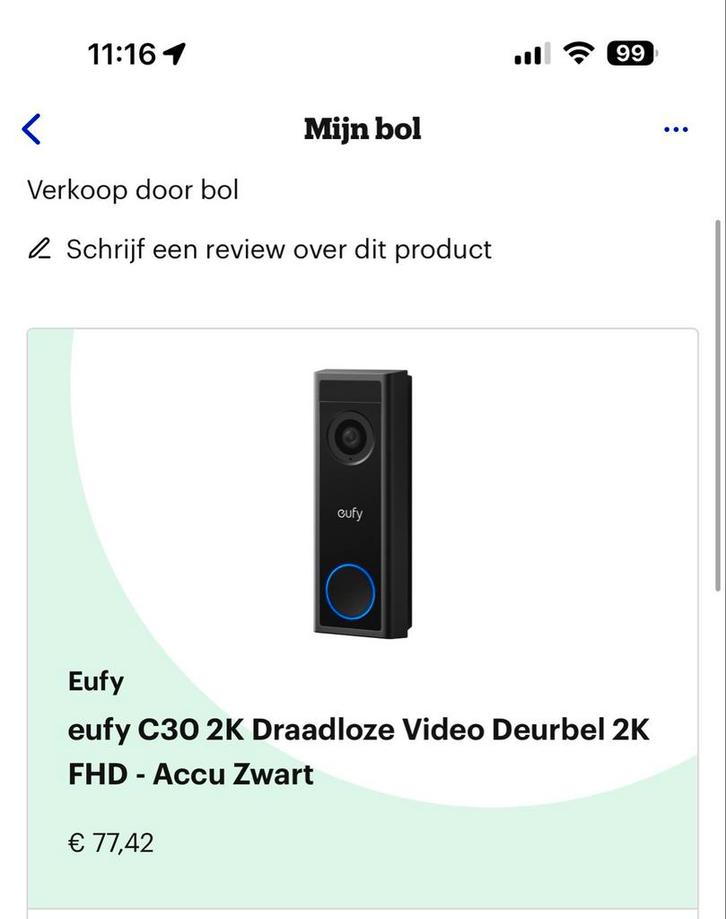 Eufy Beveiligingsset (Camera, Deurbel, Homebase2), Doe-het-zelf en Verbouw, Alarmsystemen, Zo goed als nieuw, Compleet systeem