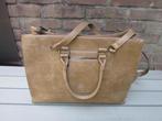 Charm London grote damestas beige bruin als nieuw, Ophalen of Verzenden, Zo goed als nieuw, Bruin, Handtas