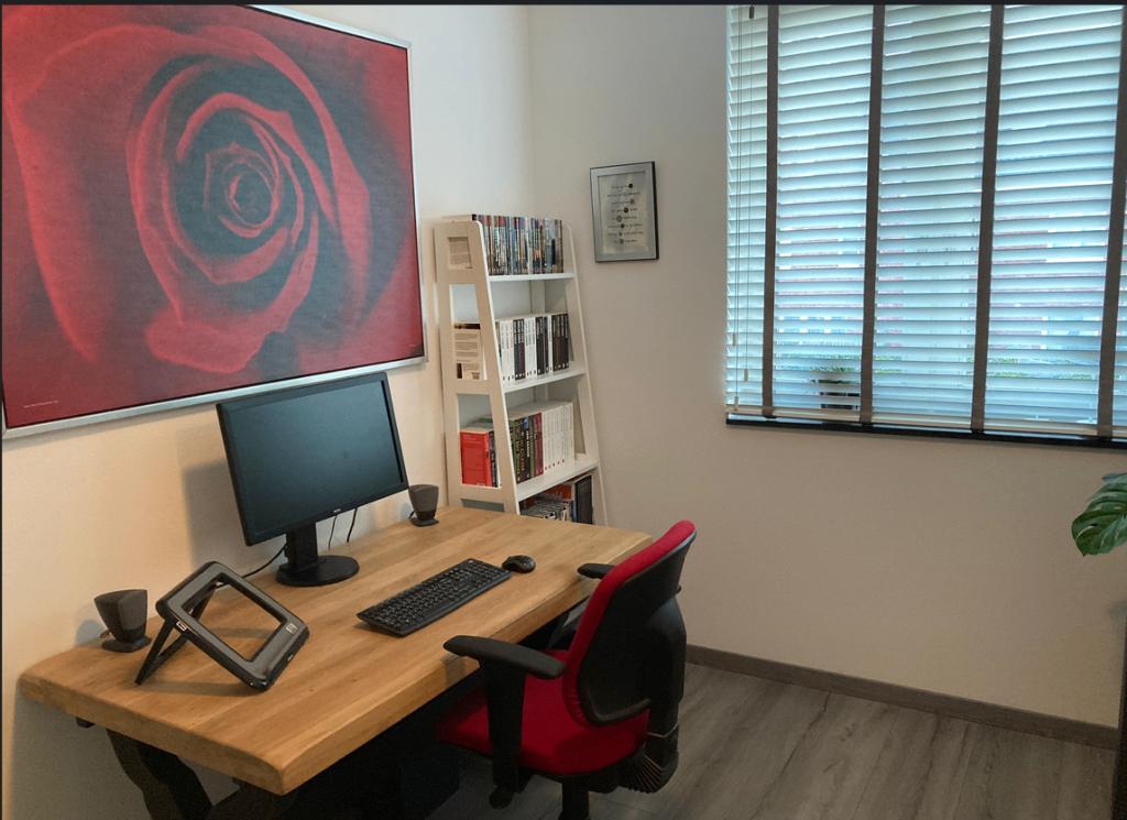 Schilderij Roos, Antiek en Kunst, Ophalen