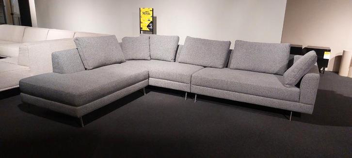 Showroommodel Enzo Luca Lucado hoekbank, Huis en Inrichting, Banken | Bankstellen, Nieuw, Stof, Ophalen