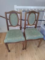 Antieke stoelen, Huis en Inrichting, Stoelen, Ophalen, Hout, Gebruikt, Twee