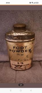 Vintage Foot Powder Blikje Robert Blackie, Ophalen of Verzenden