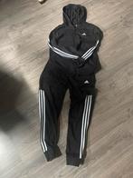 Adidas joggings/trainingspak zwart met cappuchon, Ophalen of Verzenden, Zo goed als nieuw, Zwart