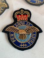 71 geborduurde insigne badges applicatie RAF P/S, Ophalen of Verzenden, Luchtmacht, Engeland, Embleem of Badge