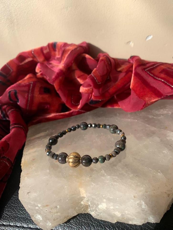 Edelopaal opaal zwart geluk creatief opbeurend vreugde uniek, Sieraden, Tassen en Uiterlijk, Armbanden, Nieuw, Zilver, Met bedels of kralen