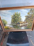 Landschap schilderij op doek/schilderij, Ophalen, Schilderij
