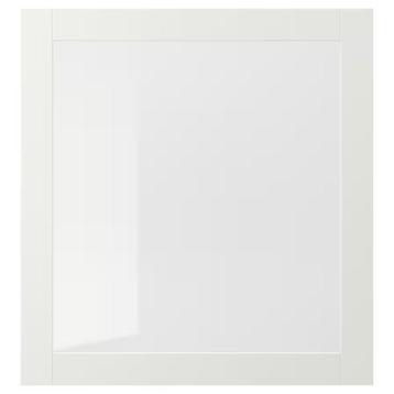 Ikea Besta Vitrinedeur SINDVIK wit/helder glas, 60x64 cm beschikbaar voor biedingen