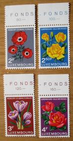 Luxemburg, twee series bloemen, 1956, Dier of Natuur, Verzenden, Postfris