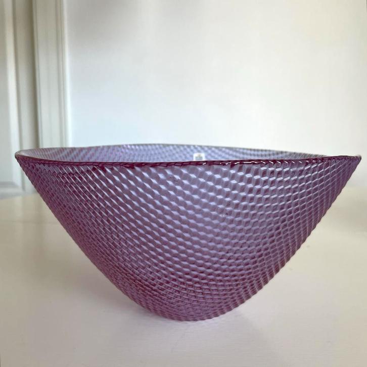 Holmegaard Glazen Kom - Deens Design, Huis en Inrichting, Woonaccessoires | Schalen en Manden, Zo goed als nieuw, Schaal, Rond