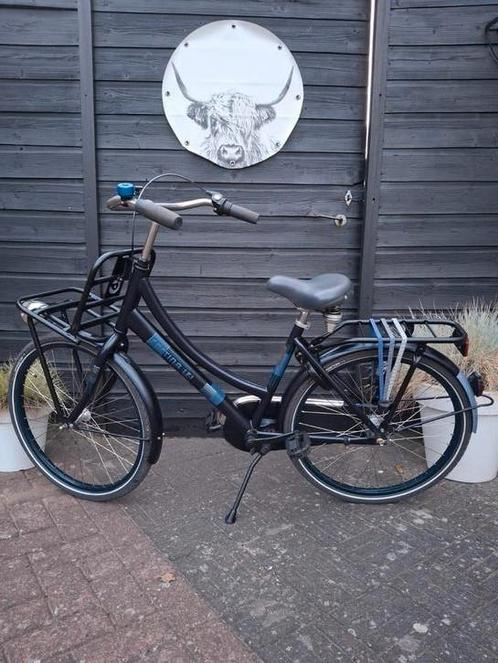 Cortina u4 transport meisjesfiets kinderfiets 24 inch 3V, Fietsen en Brommers, Fietsen | Meisjes, Zo goed als nieuw, 24 inch, Versnellingen