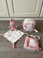 Nijntje-set in kleur pink rib 3 stuks, Kinderen en Baby's, Speelgoed | Knuffels en Pluche, Ophalen of Verzenden, Zo goed als nieuw