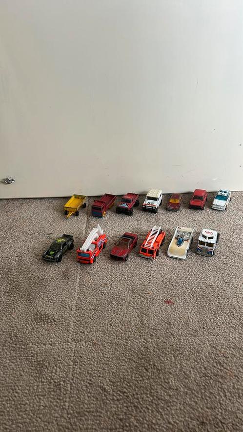 Matchbox autos 14 stuks sommige zeer waardevol, Verzamelen, Speelgoed, Gebruikt, Ophalen