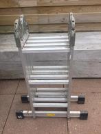 Aluminium Vouwladder incl. 2 loopplanken, Doe-het-zelf en Verbouw, Ladders en Trappen, Ophalen, 2 tot 4 meter